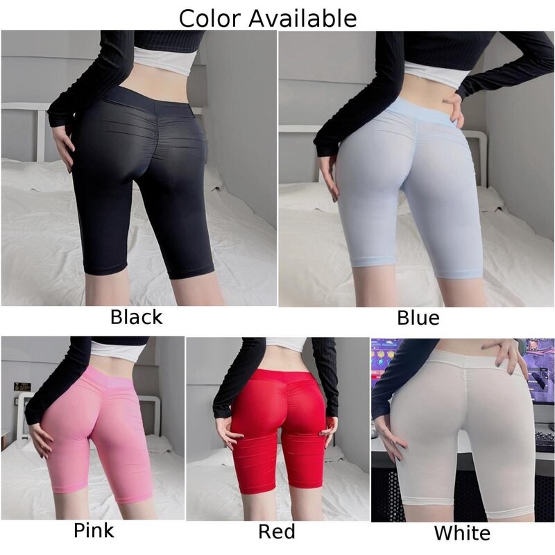 The Perfect Balance between Comfort and Style Women’s Lightweight See Through Shorts Best Suited as Thin Leggings Nightwear