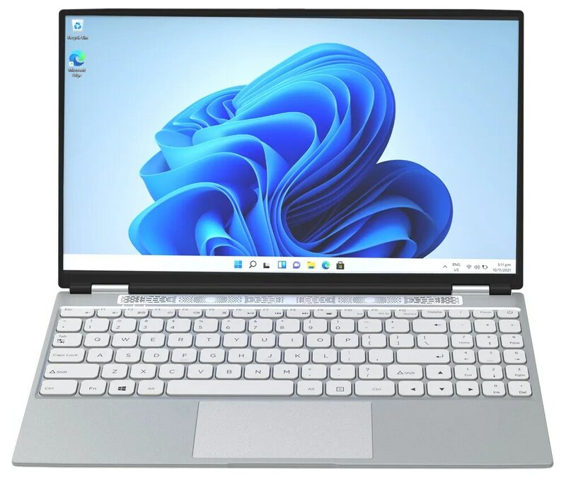 Ordenador portátil Rosa Intel Celeron N5105, 16GB de RAM, 128GB SSD, pantalla IPS Full HD de 15,6 pulgadas con Teclado retroiluminado, Notebook con Windows 11