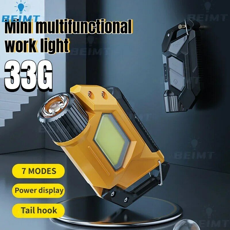 Linterna pequeña para exteriores, herramienta multiusos, luz de larga resistencia, Luz fuerte, antorcha multifuncional, Mini herramientas de iluminación portátiles