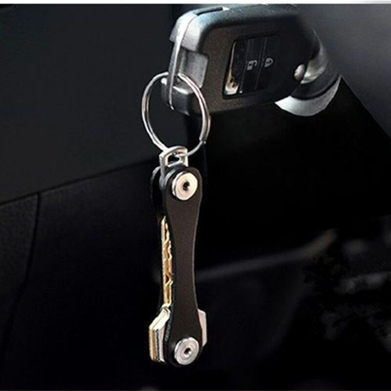 Schlüssel anhänger Brieftasche Metall Aluminium Schlüssel box Kompakt clip Lagerung Outdoor Schlüssel bund Kompakt dekorative Schlüssel Organizer Halter Outdoor