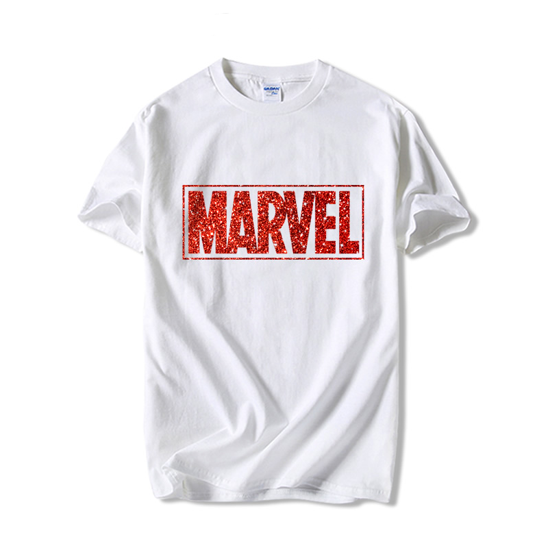Футболка мужская с принтом Marvel Endgame, хлопковая рубашка с короткими рукавами, топ с принтом Мстителей, Y2K, лето 2024