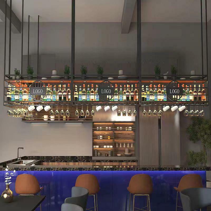Salon Salon szafki na wino estetyczne komercyjne w formie bufetu darmowa wysyłka Bar szafka projektant przemysłowy Weinregal meble