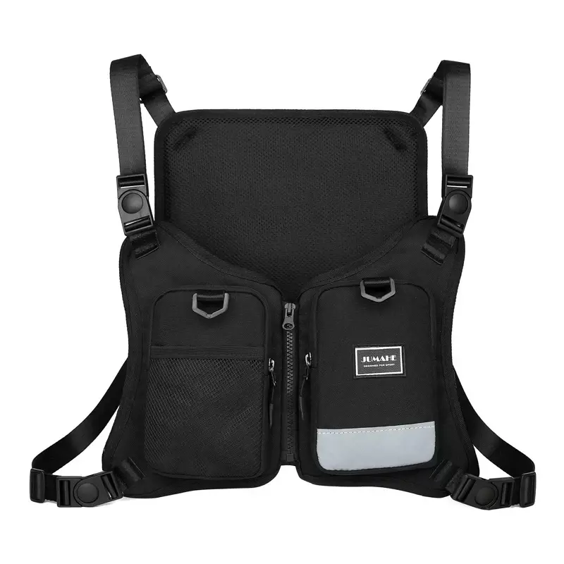 Hip Hop Streetwear Chest Bags For Men 2024 New Arrivals Functional Tactical Chest Rig Bag Male Unisex Chest Vest Pack Waist Pack