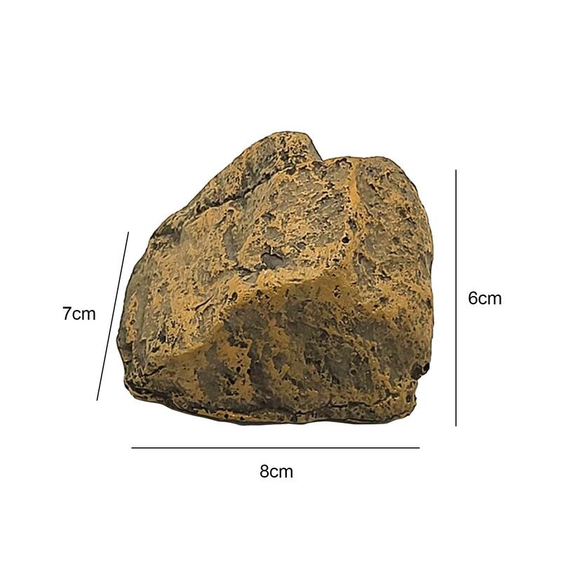 Ukryj kluczową sztuczną skałę, zapasowy uchwyt na klucze, dekoracyjny, naprawdę wyglądający, ukryty zapasowy pojemnik na klucze do kluczy do ogrodu na zewnątrz