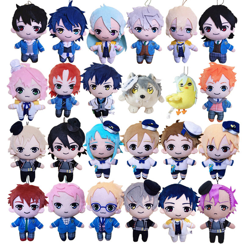 Conjunto de muñecas de peluche Kawaii para niños, juguete de estrellas de 10-15cm, Sakuma, Ritsu, Sena, Izumi, Mika, Kagehira, regalo para niños, 24 estilos