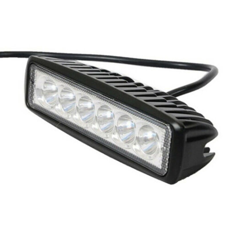 LED Work Light Strip Shape Bar, 6500-7500K, ponto de inundação, branco, cabeça Off Road, luz do carro, IP67, autopeças para várias cenas