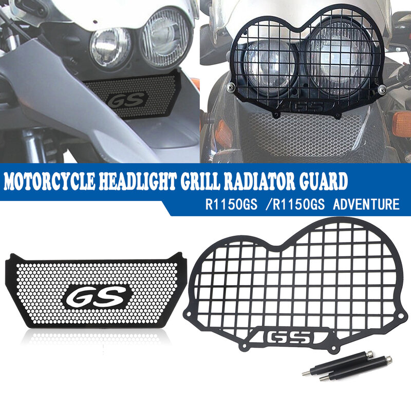 Headlight and Headlamp Guard Protector para BMW, Acessórios para Motocicleta, Grill Cover, R 1150 GS Adventure ADV 1999-2004