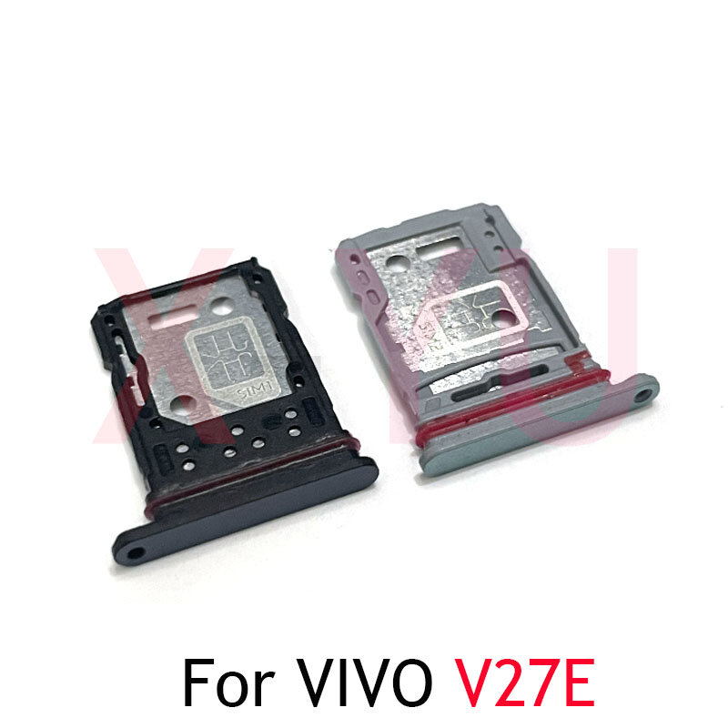 SIM 카드 트레이 거치대 슬롯 어댑터 교체 수리 부품, VIVO V21 V21S V23E V27E V29 라이트용