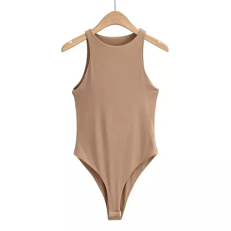Terno de corpo feminino jumper casual sexy slim beach macacão, macacão monocromático menina, roupas de marca, roupa superior catsuit