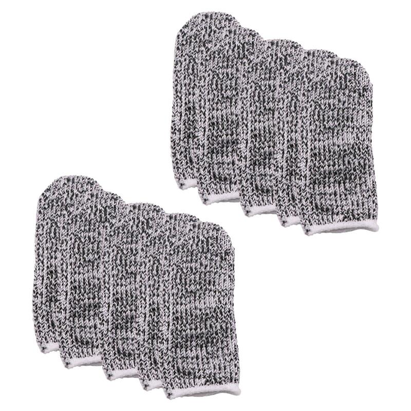 Gants de compression en nylon pour doigts, protège-doigts non aldus, gants de pouce, protège-doigts, lits de jardinage, 10 pièces