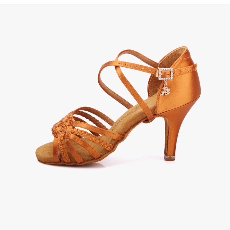 BDDANCE-zapatos de baile latino para mujer, calzado de salón de baile profesional, BDSALSA, auténtico, BD, cubierta de tacón de la más alta calidad