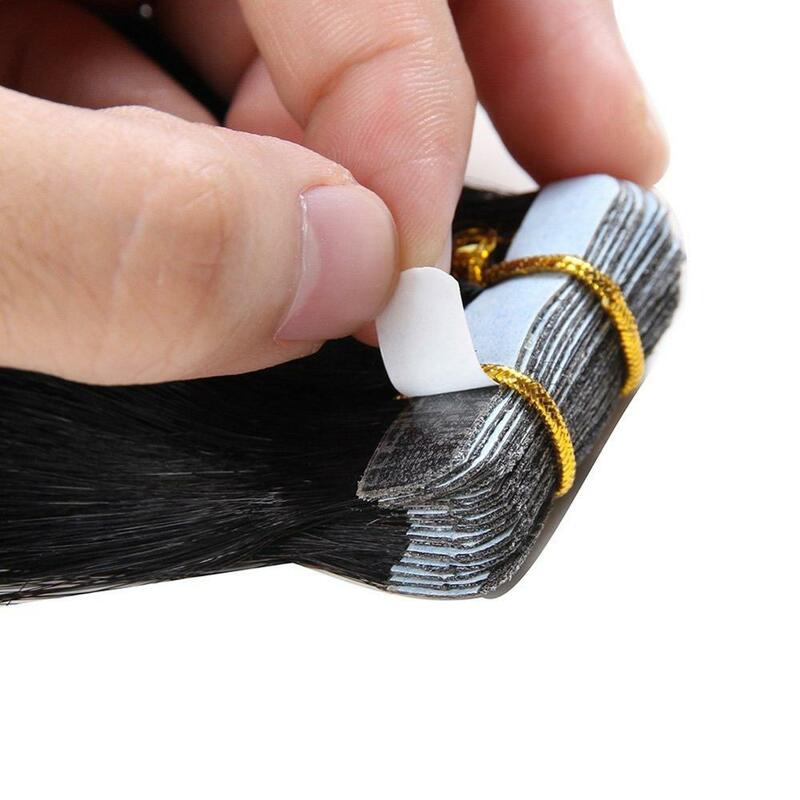 Tape In Human Hair Body wave Extensions 100% Real Remy Human Hair Skin Weft Adhesive Glue On For Salon High Quality for Woman