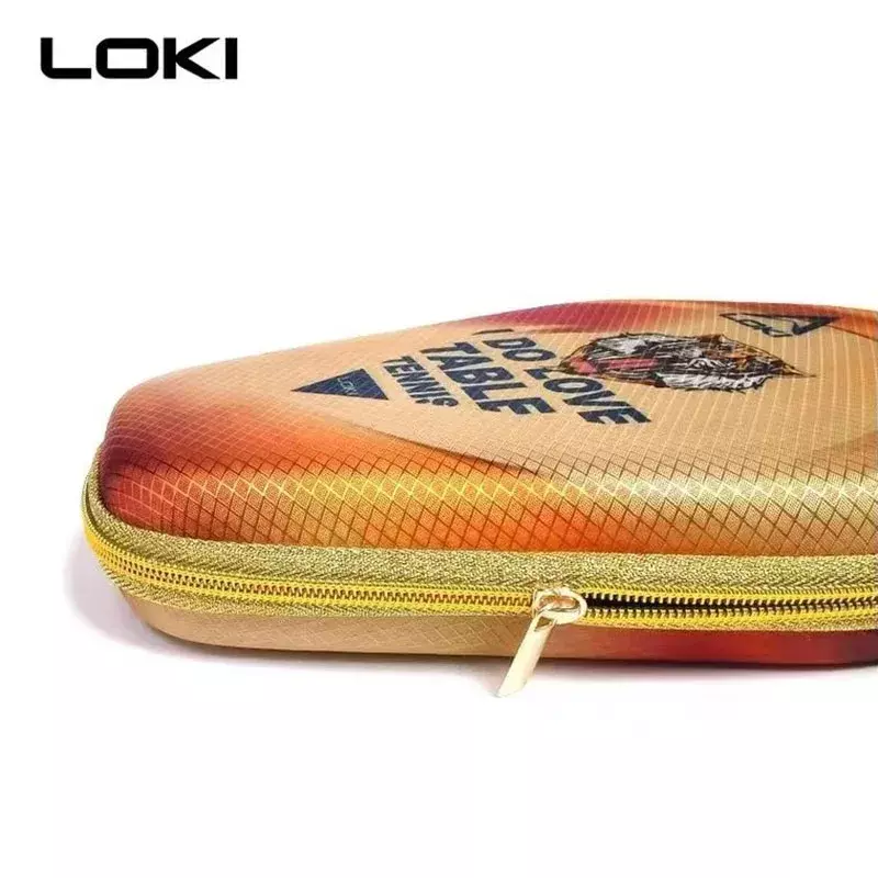 LOKI-Hard Shell Raquete De Tênis De Mesa Capa Saco, Caso De Ping Pong, Original, Alta Qualidade