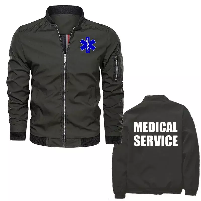 EMT Emergency ambulanza 2024 nuova giacca a vento da uomo Hip hop street sports giacca tattica militare da uomo autunno cappotto da uomo
