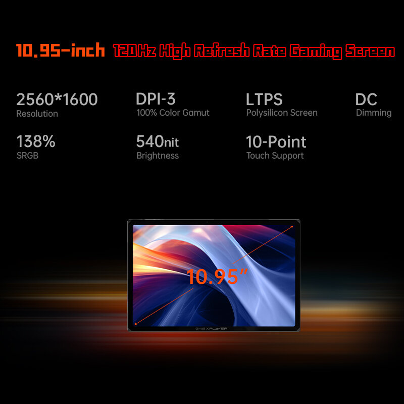 OneXplayer X1 Intel Ultra 7 155H 10.95 '', konsol PC Game genggam 3-In-1 32G + 2T 64G + 4T komputer WIN 11