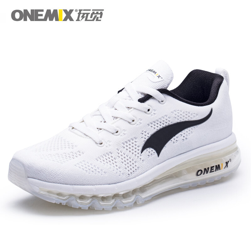 ONEMIX sepatu Jogging Atletik Pria, sneaker olahraga lari luar ruangan dengan bantalan udara bersirkulasi udara, sepatu Jogging 2023