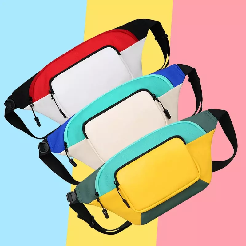 Nylonowa talia paczki torby damskie w sprzedaży 2023 wysokiej jakości jesienne patchworkowe zestawy talii o dużej pojemności rekreacyjne uniwersalne Pochete