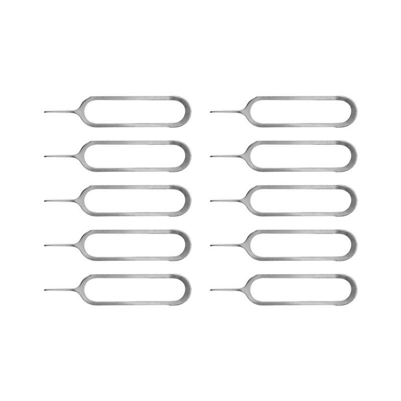 10 Stuks Telefoon Sim Kaart Pin Ejector Tools Voor Het Repareren Van Onderhoud Gebruik