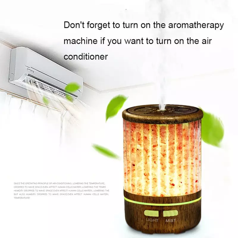 Mesin aromaterapi ultrasonik, Pelembab udara kabut tinggi 150ml, pewangi warna-warni, penyemprot minyak esensial Mineral garam
