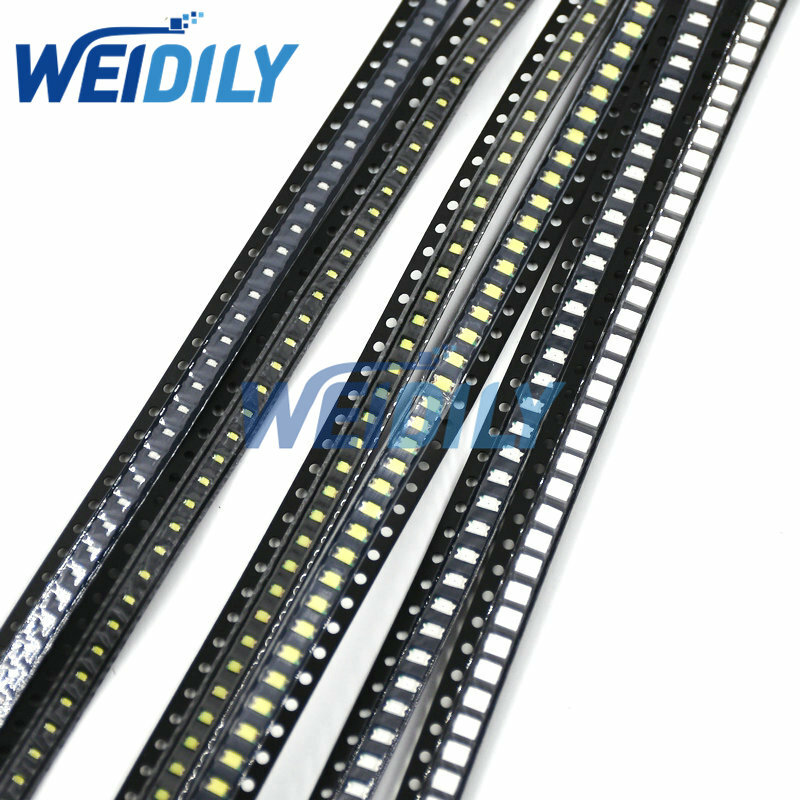 100PCS 0402 0603 0805 1206 1210 5730 5050 SMD LED Red Yellow Green White Blue Orange Light Emitting Diode Clear LED Diode Light