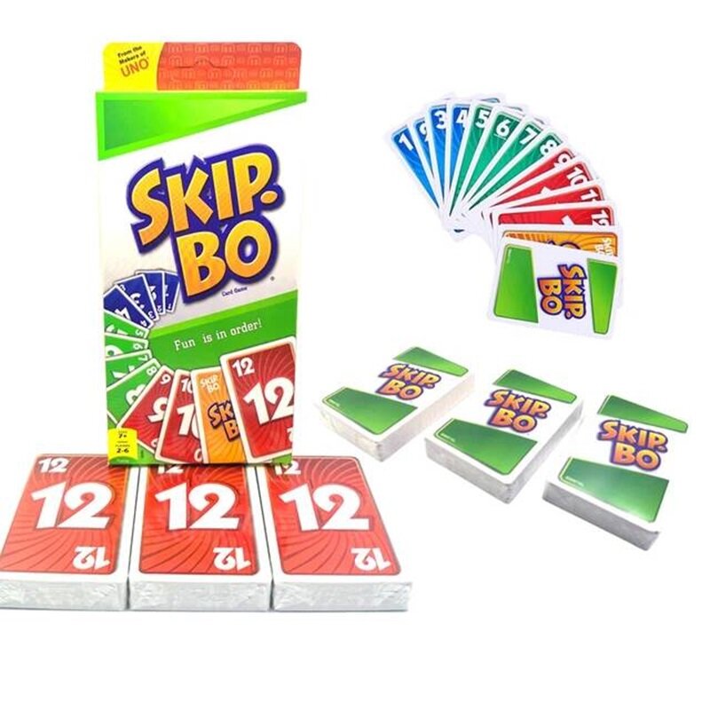UNO 플립! 보드 게임 UNO:SKIP BO 카드 포켓몬 피카츄 카드 게임 멀티플레이어 UNO 카드 게임, 가족 파티 게임 장난감, 어린이 장난감