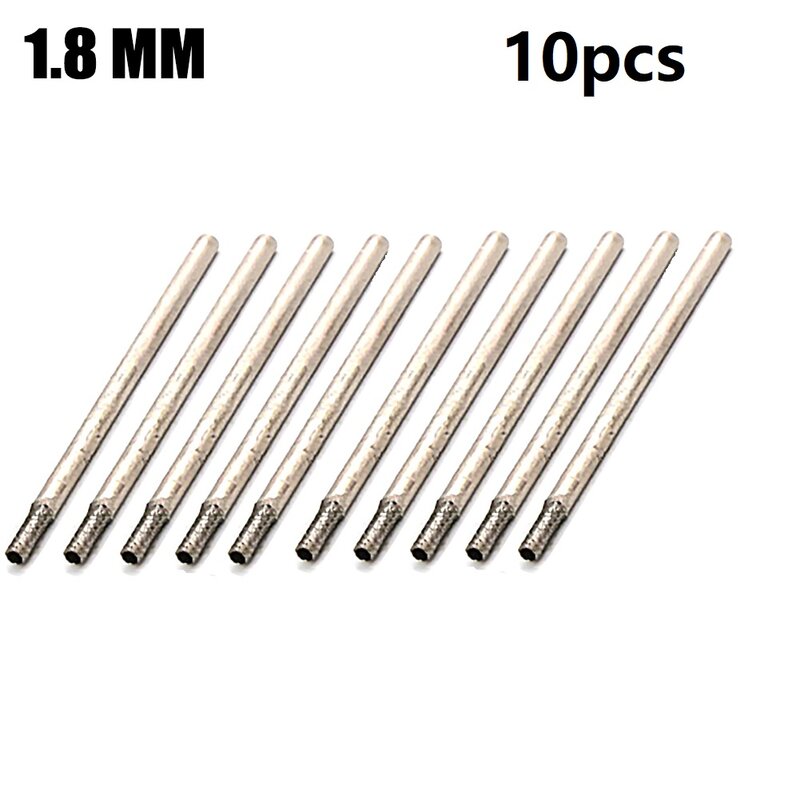 10 Pcs 1-4mm Rotary Diamond Burr Core Drill Bit Engraving 2.35mm For Glass Tile For Drilling Tools Accessories
