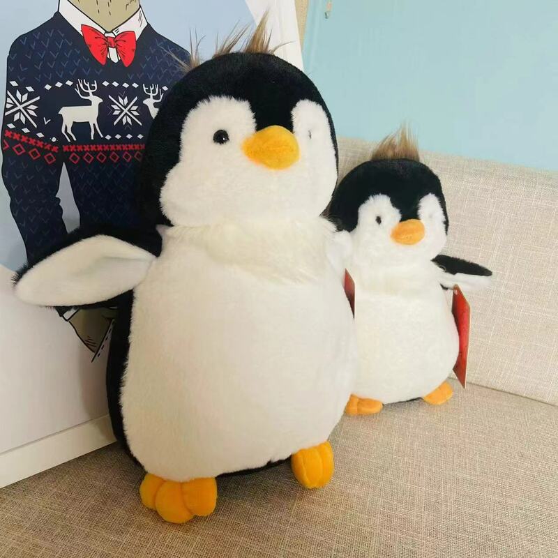 25/35cm pinguino bambola di peluche Kawaii pinguino che dorme peluche decorazioni per la casa morbido abbraccio cuscino giocattoli regali per i bambini all'ingrosso
