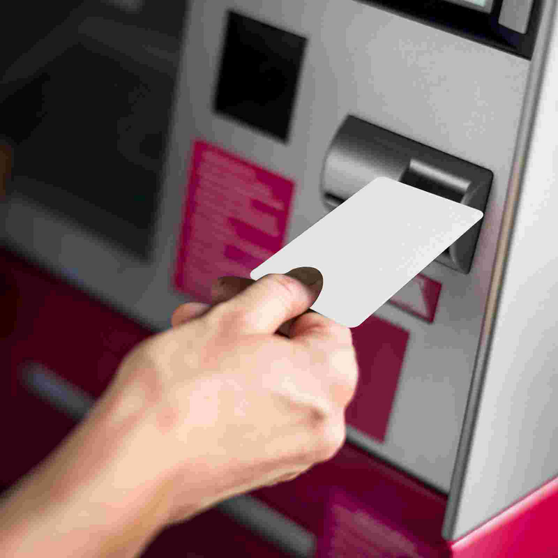 10 szt. Smart biała drukarka do czyszczenia czytnik kart kredytowych kart wielokrotnego użytku do czyszczenia