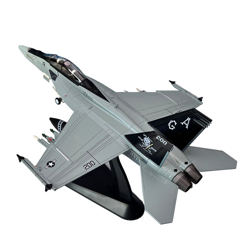 1/72 armii amerykańskiej F/A-18F F-18 Super Hornet F18 myśliwiec okrętowy gotowy odlewany Metal wojskowe kolekcja zabawek Model samolotu lub prezenty