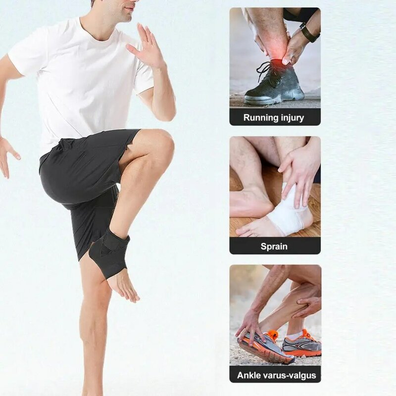 Pelindung pergelangan kaki olahraga, penahan pergelangan kaki Premium dapat diatur, dukungan lembut bernapas untuk elastisitas tinggi untuk aktif