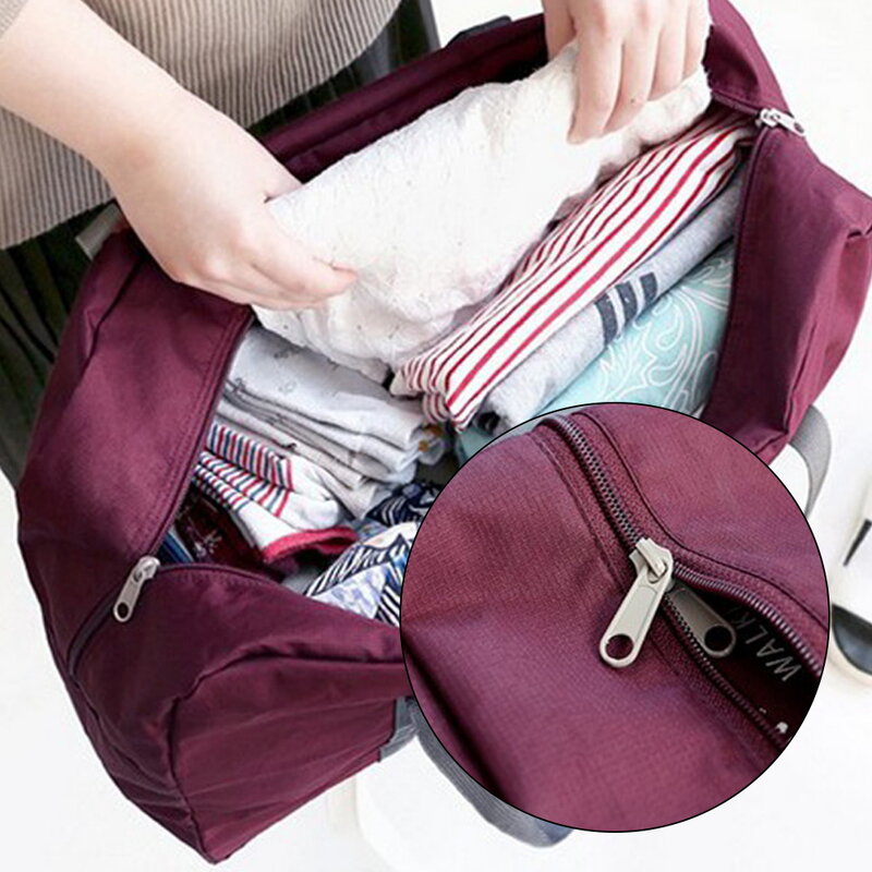 Duża pojemność składana torba podróżna seria kolorowa drukuj organizery torby torebka bagaż Unisex Travel Carry Clothes Waterproof Bag