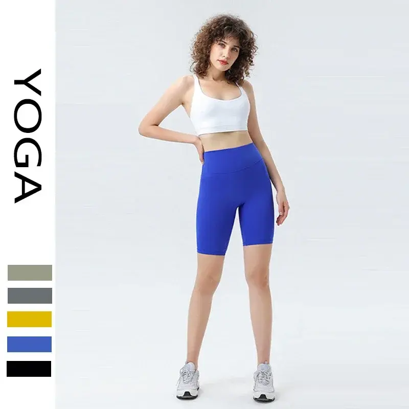 Pantalones de Yoga para mujer, Capris de cintura alta y levantamiento de cadera, pantalones de ciclismo para Fitness al aire libre