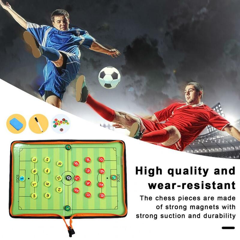 Volleyball Coaching Board Magnetic Clipboard Smooth Surface Foldable Handheld Tactics Board Training Assistant Equipment