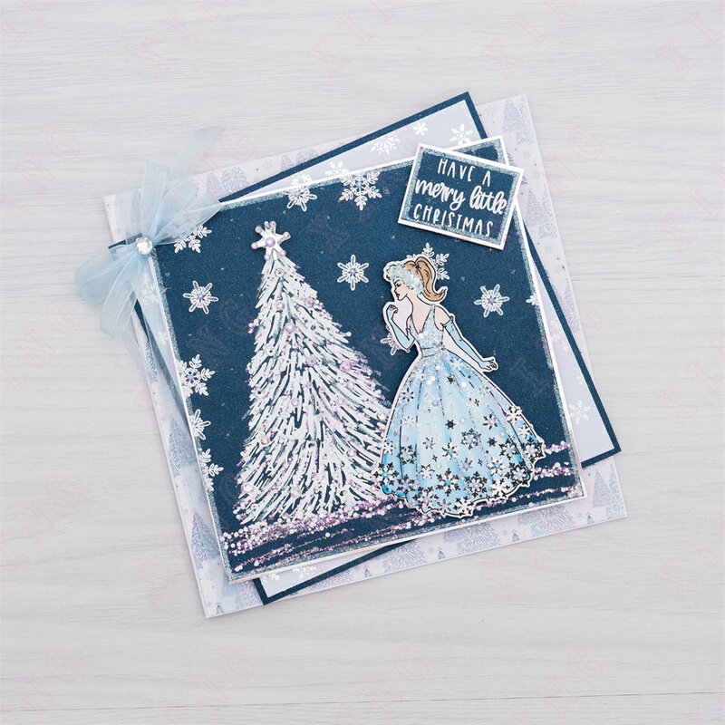2022 decoração de corte metal dados estrela árvore natal cocktail floco de neve rainha poinsettia folhos festivos belle claro silicone selos