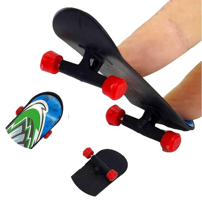 Mini Finger Skateboard Toys Cool and Stylish Fingerboards Toys Great BIrthday Holiday Party Gift for Teen Adult Random Pattern