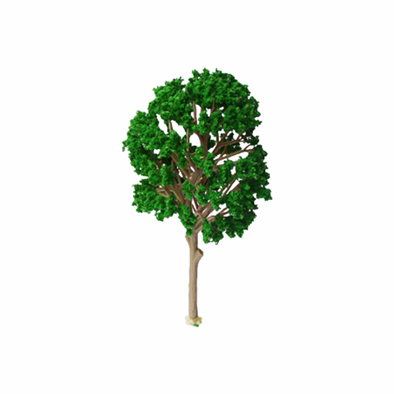 Model miniatur pohon, 10 buah Model pohon kereta lanskap rel pemandangan buatan 4 5cm