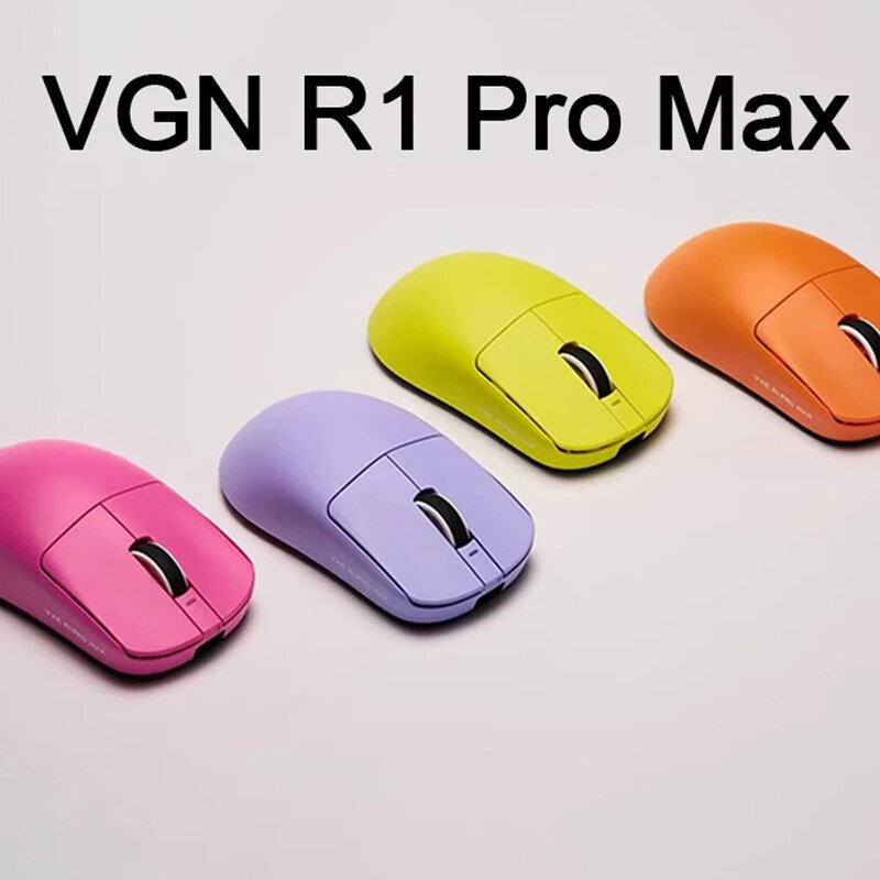 Vgn Vxe Dragonfly R1 Pro Max mysz bezprzewodowa Paw3395 4k czujnik niskiego opóźnienia Fps lekka mysz do gier ergonomiczna komputer dla graczy Mac