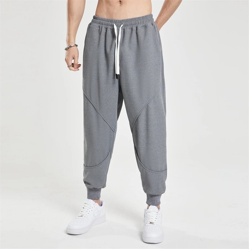 2023 novas calças de moletom dos homens casuais joggers calças de ginásio de fitness masculino outono esporte treino faixa multi-bolso calças de carga