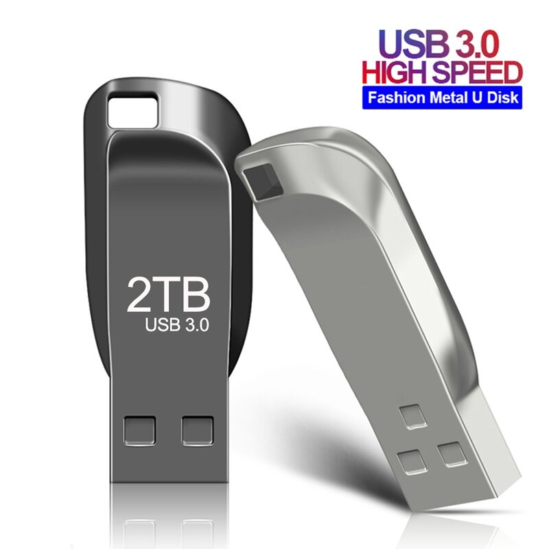 USB 3.0 미니 메탈 플래시 드라이브, 고속 USB 펜 드라이브, 1TB 방수, 512GB 메모리 스틱, 2TB