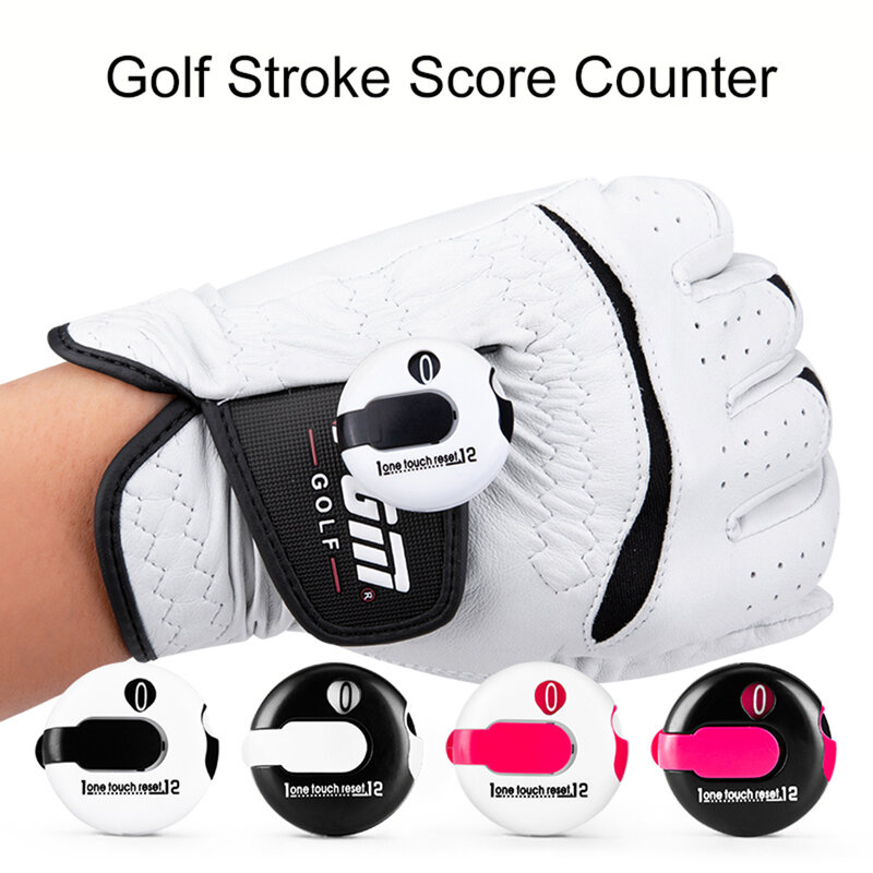 Contadores Handheld Golf-Stroke Score, Mantendo Dispositivos para Presentes de Golfe, 1 Toque Reset, Até 12 Tiros, 1Pc