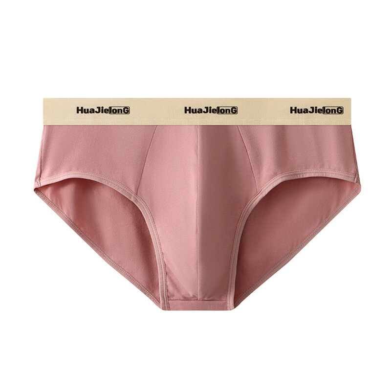 Sexy Men Briefs U Convex Peni Big Pouch Panties Low-Rise Comfort Underwear Solid Lingerie Elastic Breathable Underpants