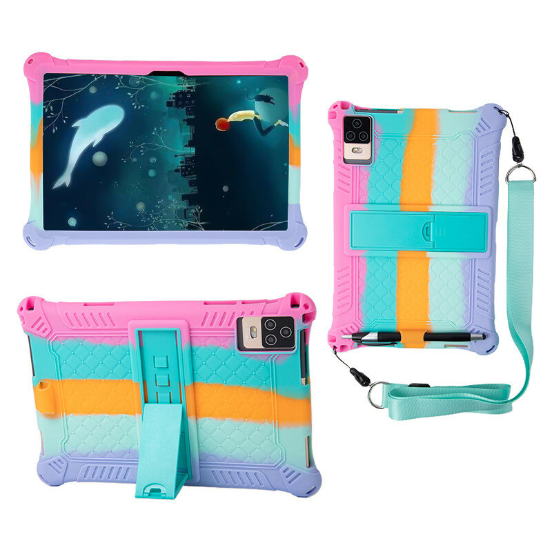 Case for N-One NPad S 10.1 inch 2023 Tablet Cover Shockproof Soft Silicone for N Pad S 10.1 Tablet Stand Protective Shell