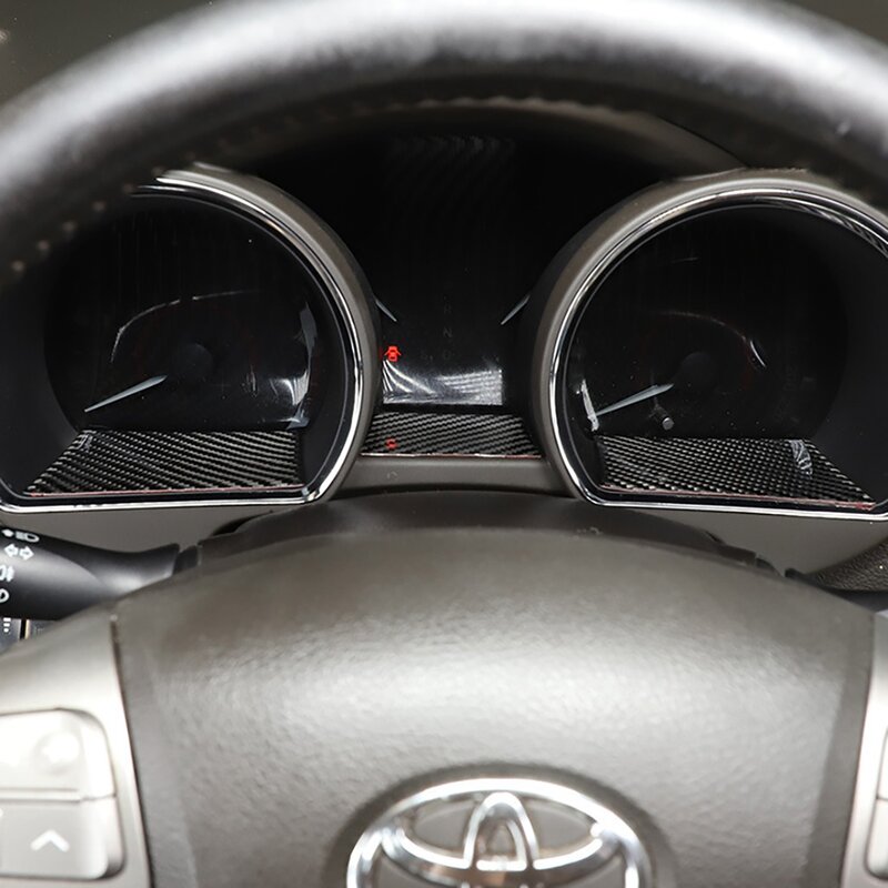 Auto weiche Kohle faser Armaturen brett Dichtung Abdeckung Verkleidung für Toyota Highlander
