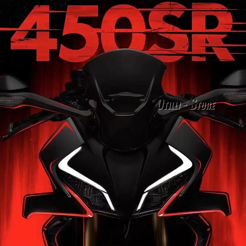 Ветровое стекло для мотоцикла, ветровое стекло для CFMOTO 450SR 450 SR 450sr 2022 2023, козырек одометра, передний ветрозащитный экран, дефлекторы