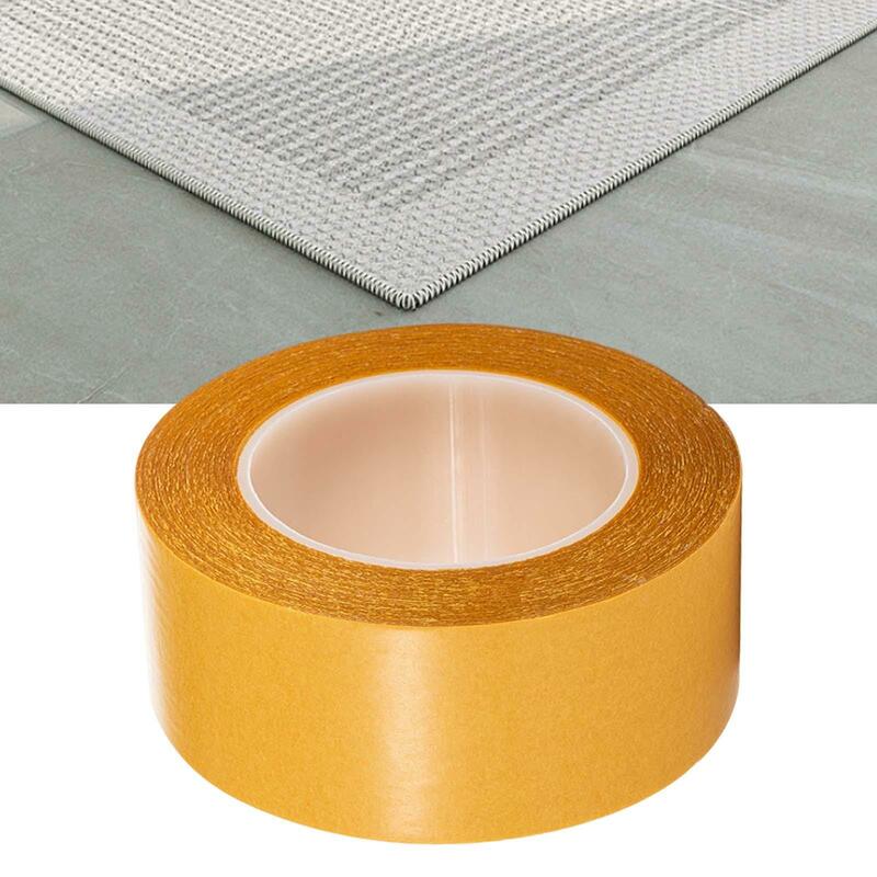 Fabric Double Sided Adhesive Tape, Heavy Duty Fiberglass Mesh Adhesive Transparent Tape for Office, Posters, Refrigerators
