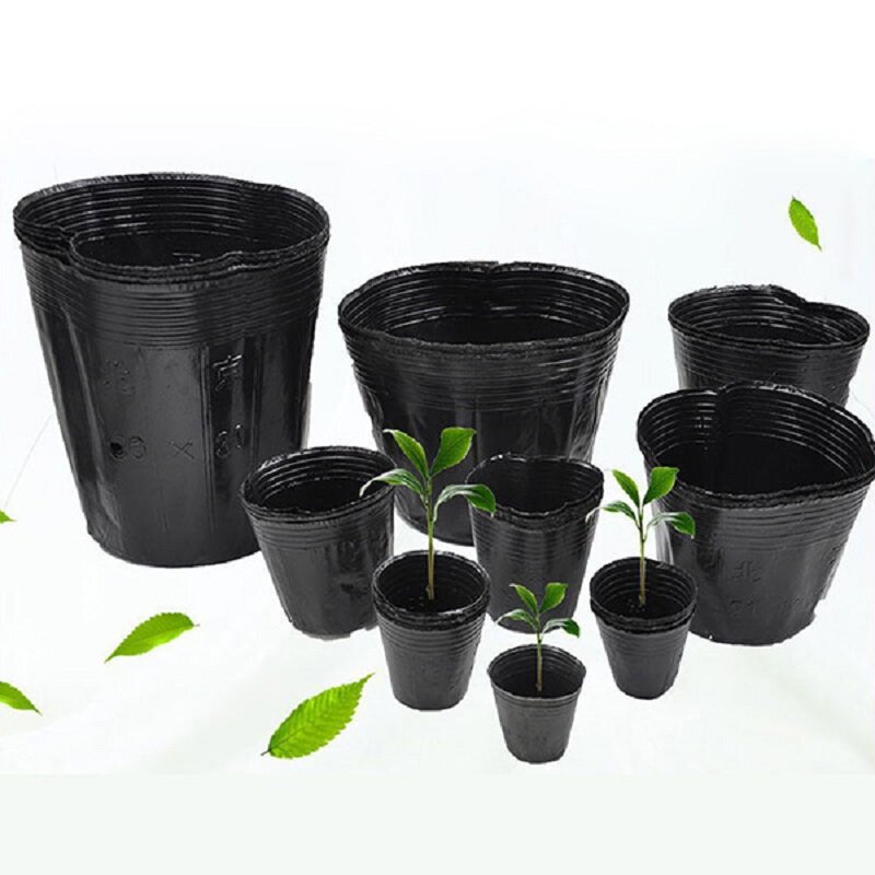 100 шт., пластиковые контейнеры для садовых растений