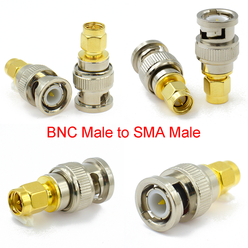 RF Connectors SMA Male/Female to BNC Male/Female adapter For Wireless LAN Device Coaxial Cable WiFi Ham or Handheld Radios