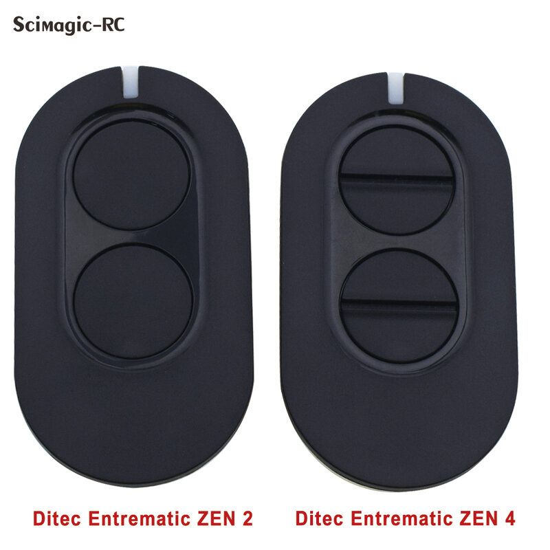 Control remoto Ditec Entrematic ZEN2 ZEN4 ZEN2W / ZEN4W para garaje, transmisor de código rodante de 433,92 MHz