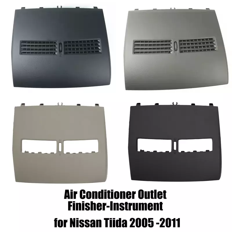 Car Air Conditioner Panel For Nissan Tiida 2005-2011 Left-Hand Drive Outlet Finisher-Instrument Plate AC Vents Cover Shell