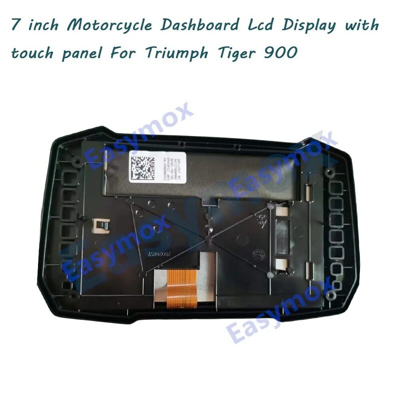 オートバイ用LCDダッシュボード,インストルメントクラスター,スピードメータースクリーン,トライアンフ虎900ディスプレイ-005, 7インチ